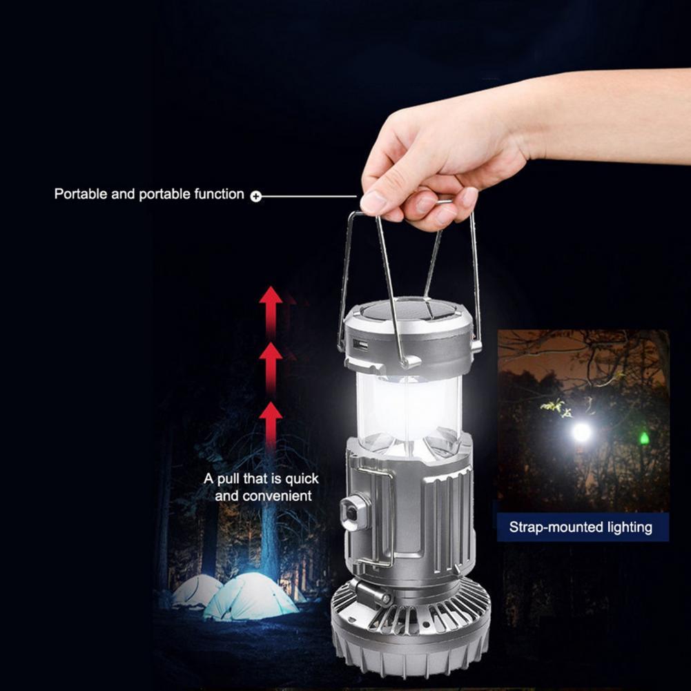Solar-Powered Fan Lantern