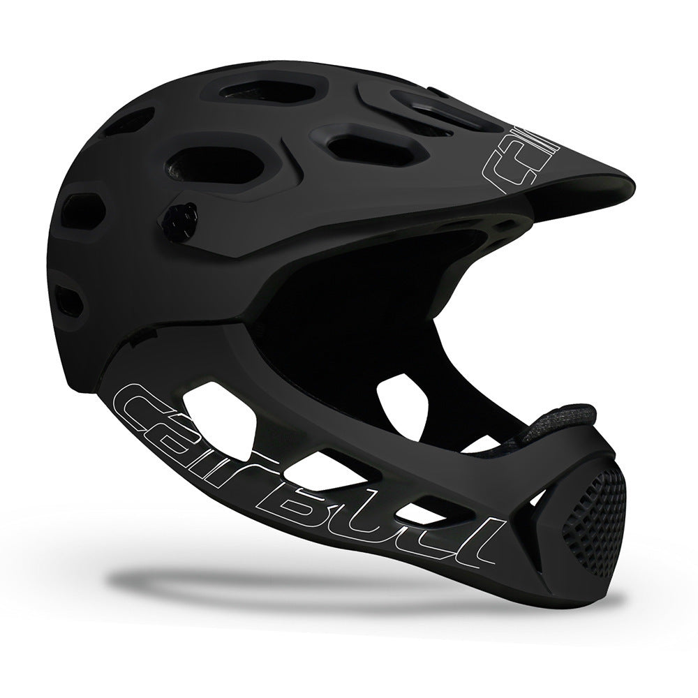 Mountain cross-country bicycle full helmet