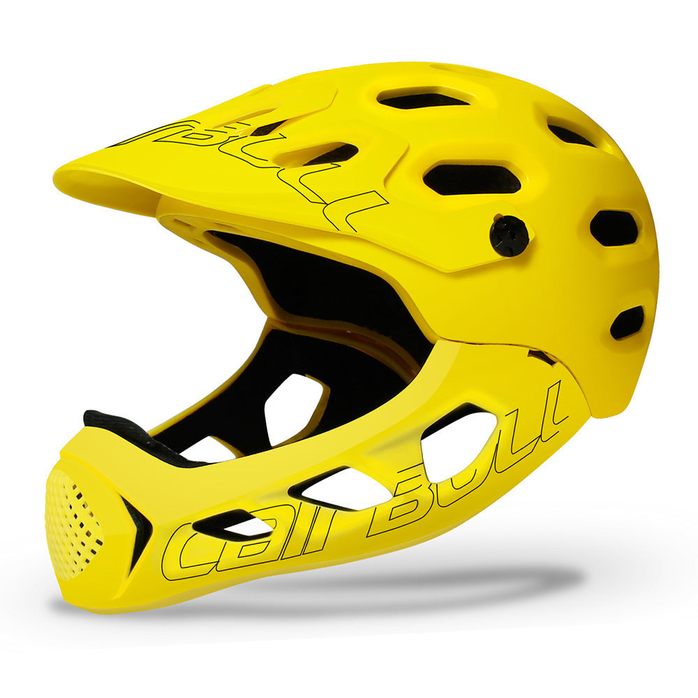 Mountain cross-country bicycle full helmet
