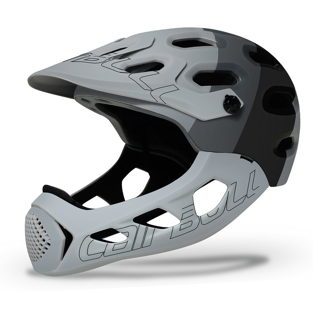 Mountain cross-country bicycle full helmet