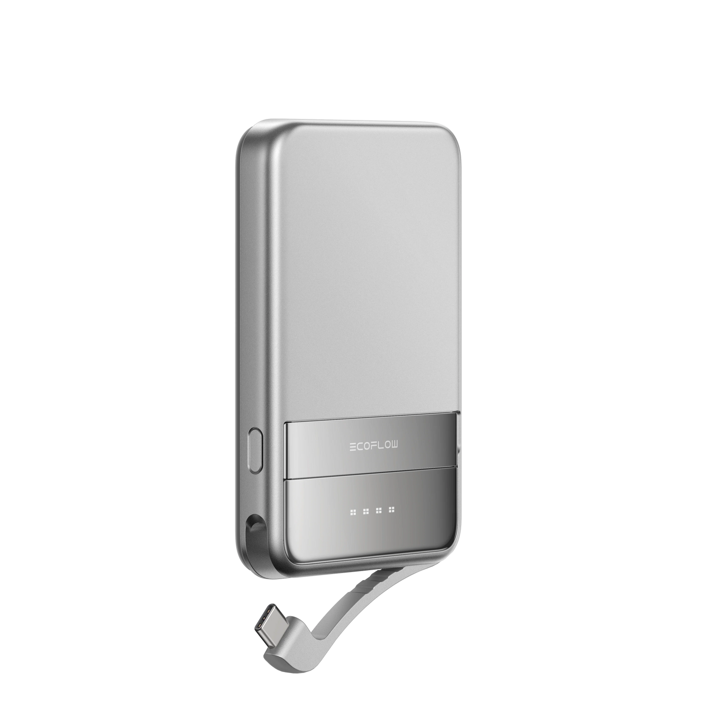 ECOFLOW Rapid Wireless Power Bank 5000mAh with Stand & Built-in USB-C Cables - Renewable Depot