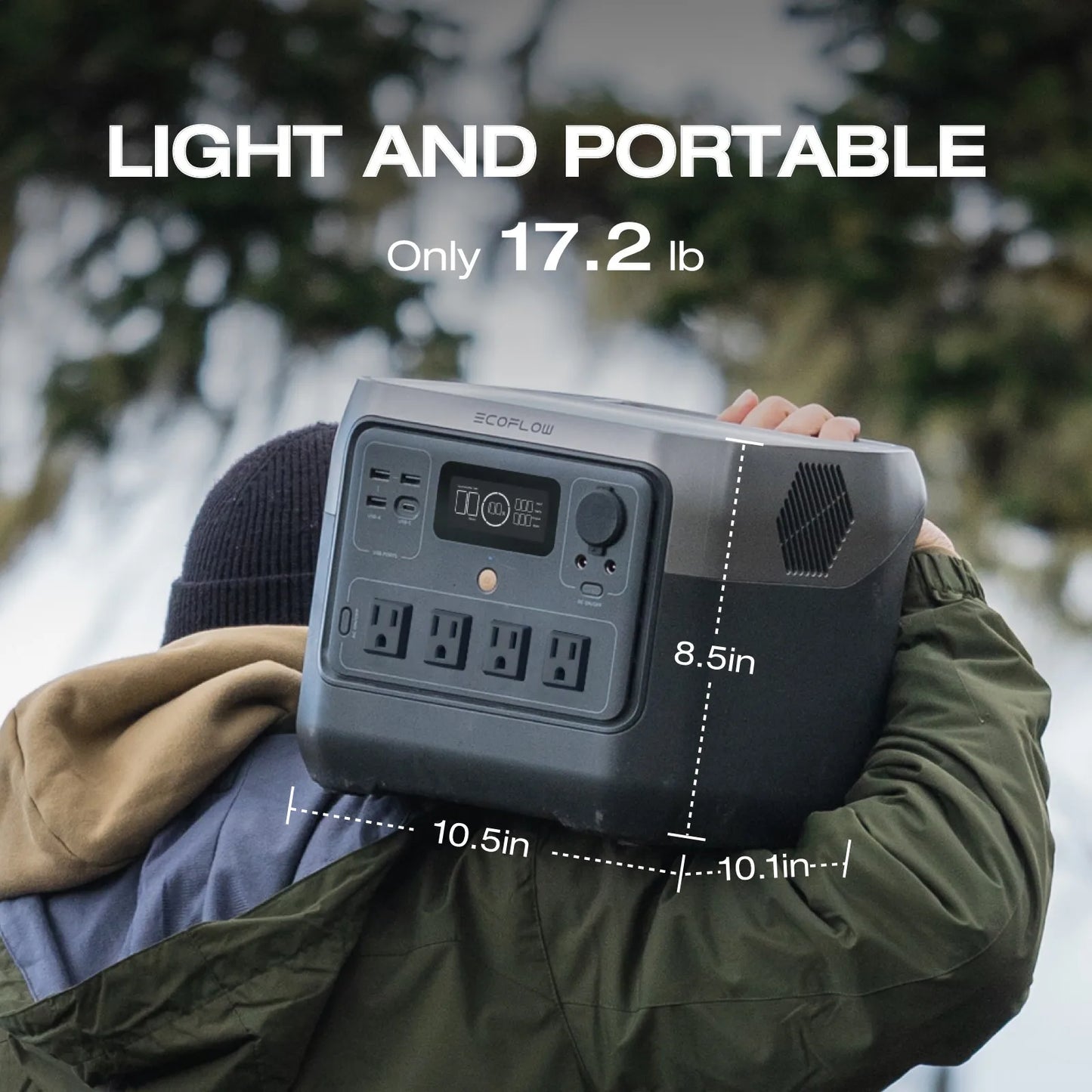 ECOFLOW Portable Power Station RIVER 2 Pro, 768Wh LiFePO4 Battery - USA Stock - Renewable Depot