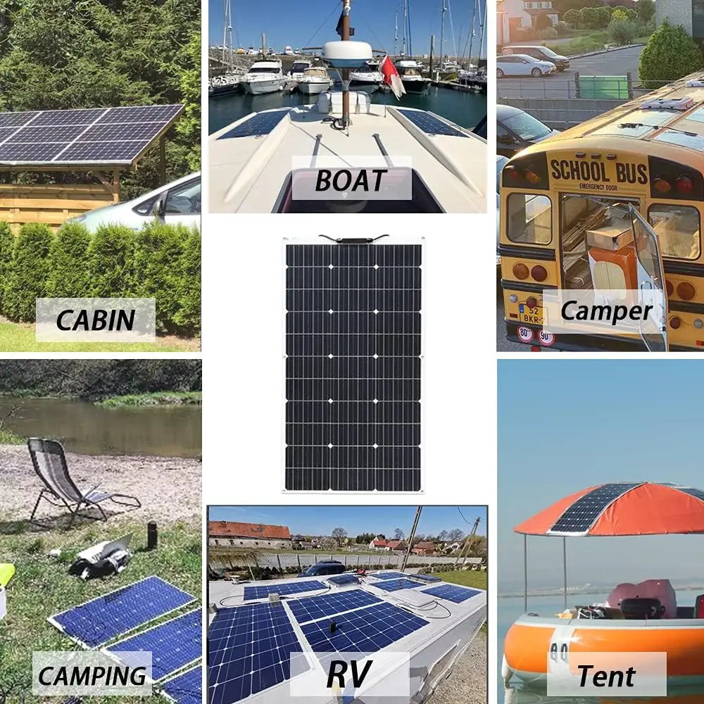 Flexible solar panel