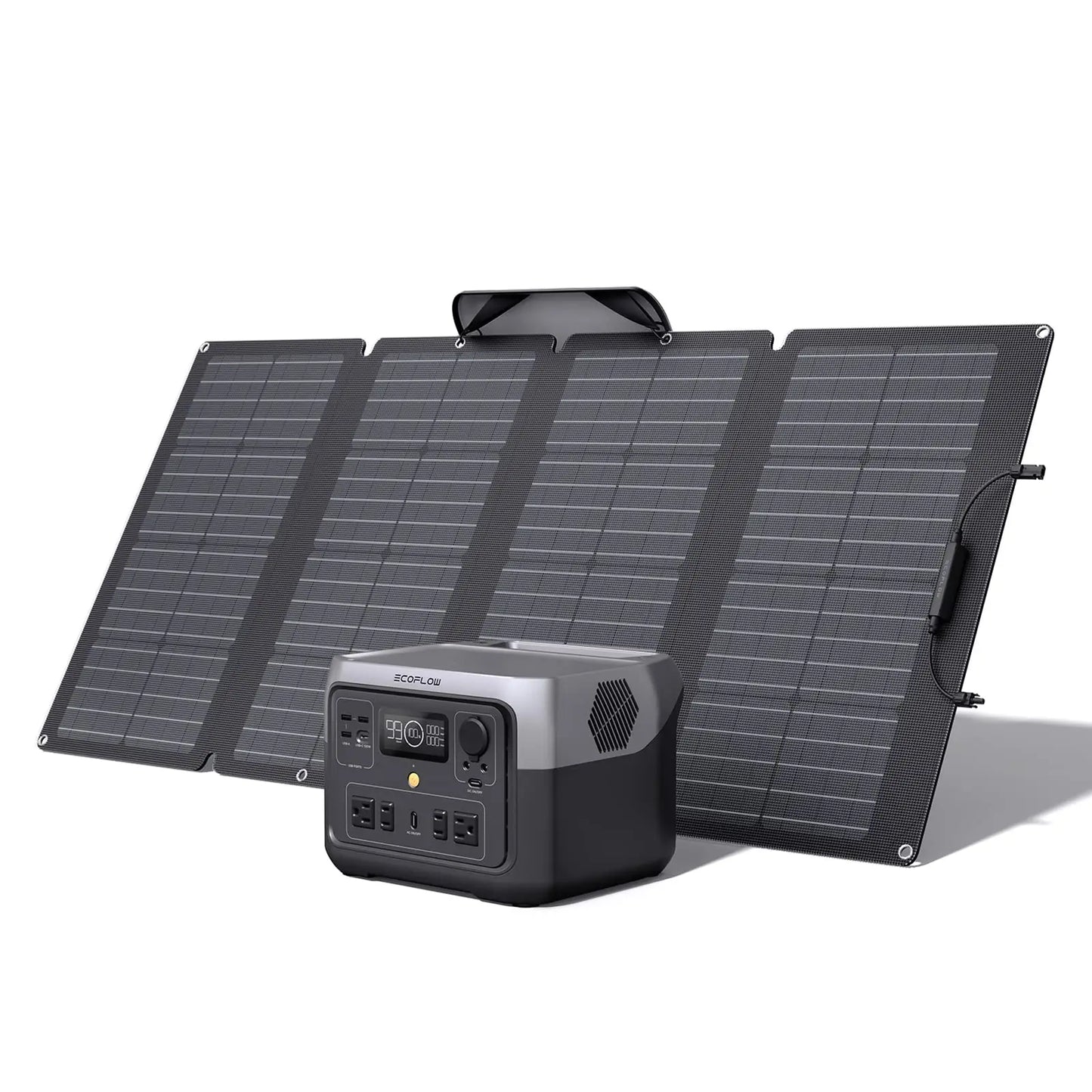 ECOFLOW Portable Power Station RIVER 2 Max, 499Wh/512Wh LiFePO4 Battery - Renewable Depot