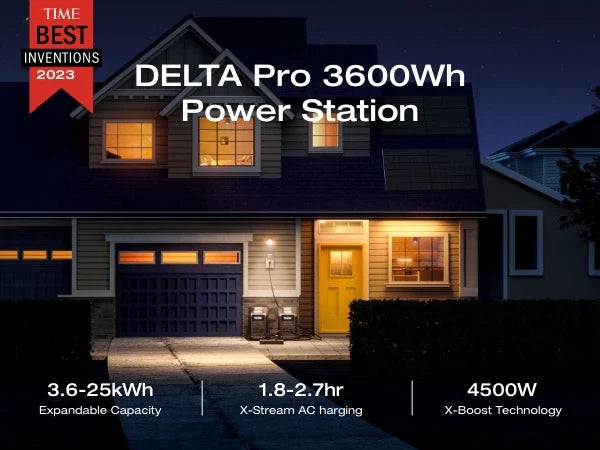 ECOFLOW Portable Power Station 3600Wh DELTA Pro - Lifepo4 - Renewable Depot