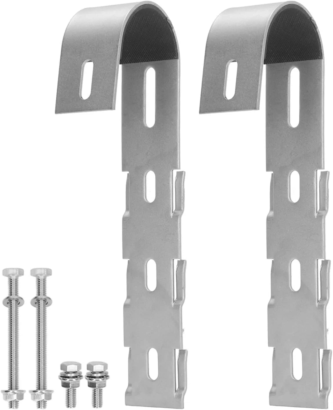 Solar Panel Curved Hooks for Balcony Railing - Stainless Steel Hooks - Renewable Depot