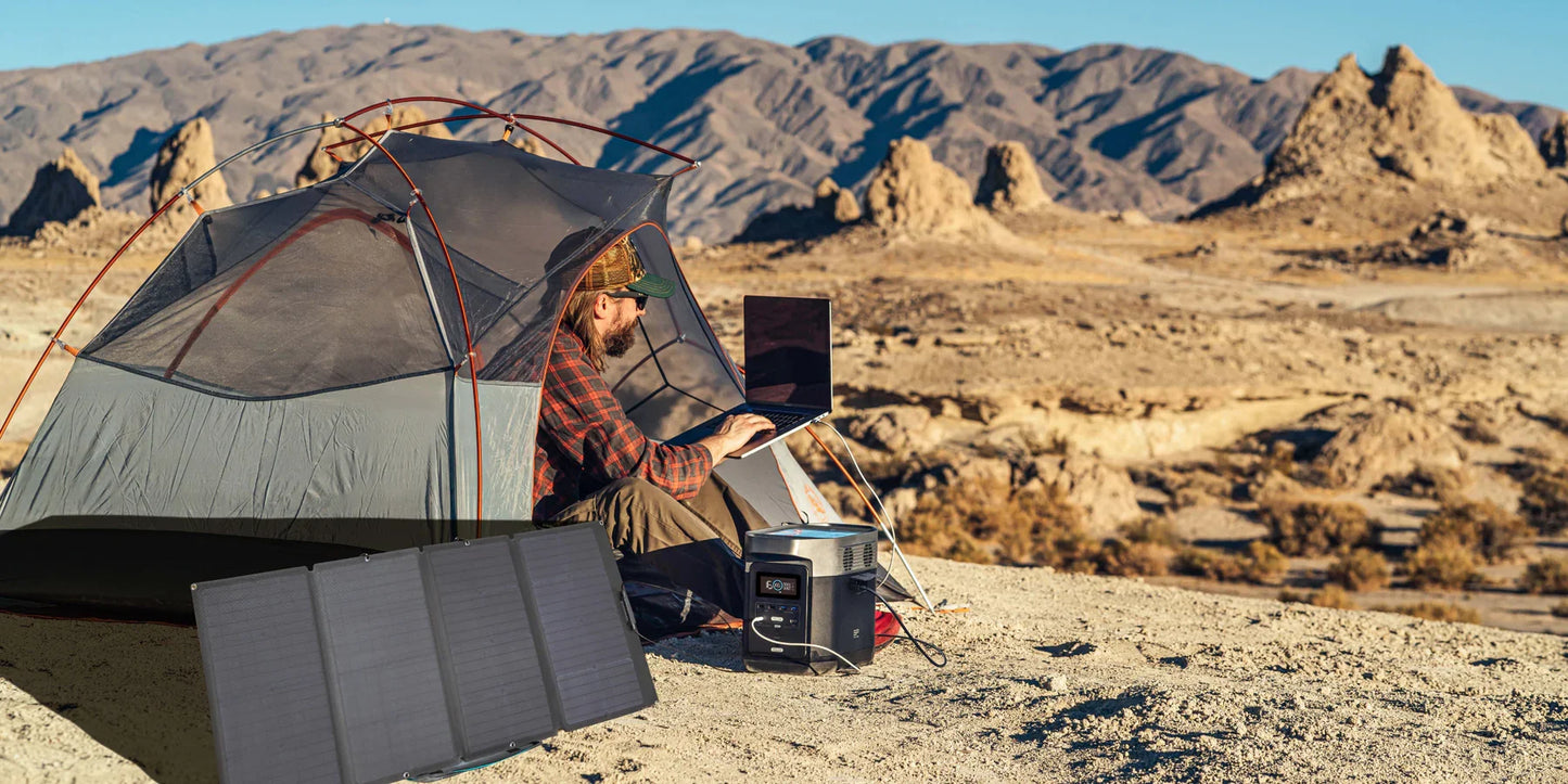 ECOFLOW Portable Solar Panel with Carry Case - Renewable Depot
