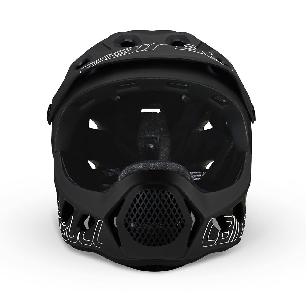 Mountain cross-country bicycle full helmet