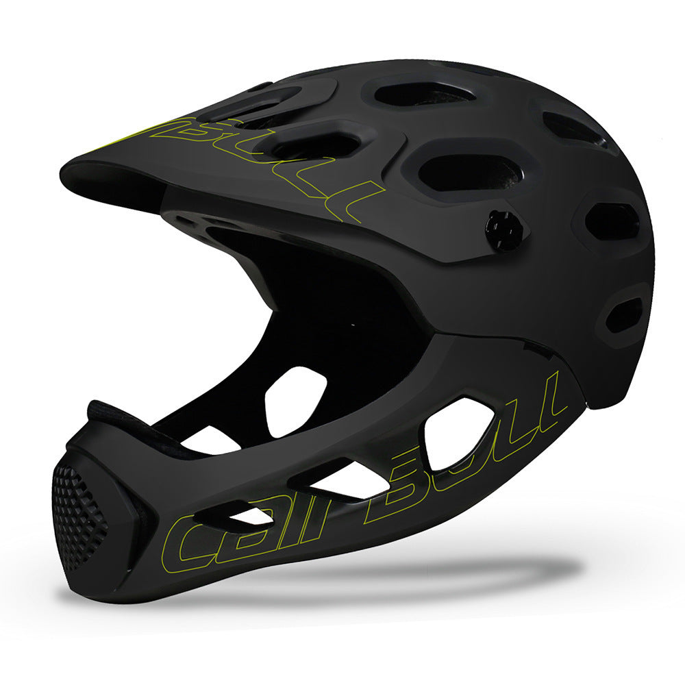 Mountain cross-country bicycle full helmet