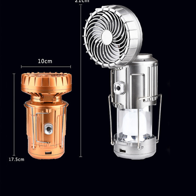 Solar-Powered Fan Lantern
