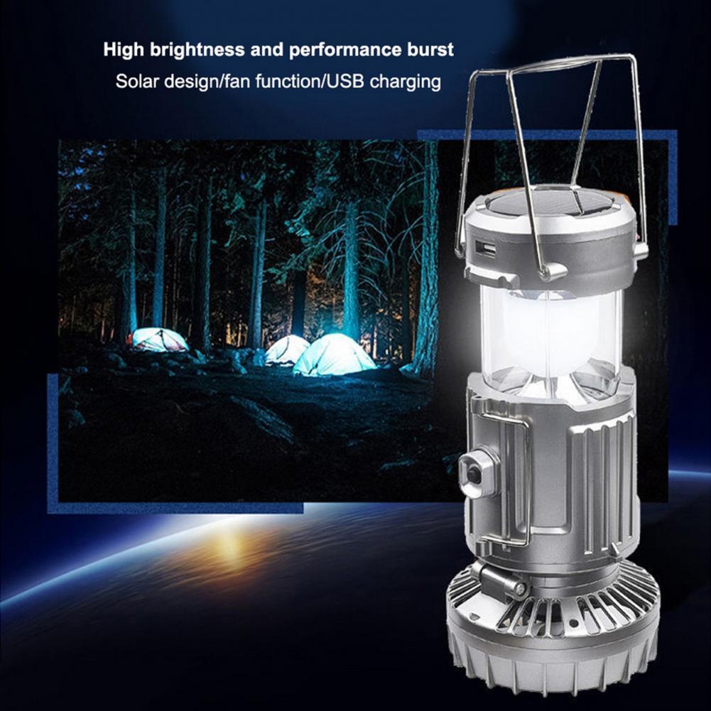 Solar-Powered Fan Lantern