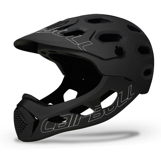 Mountain cross-country bicycle full helmet