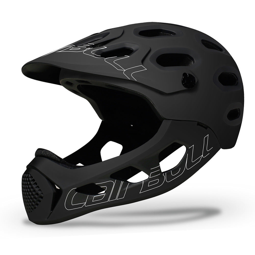 Mountain cross-country bicycle full helmet