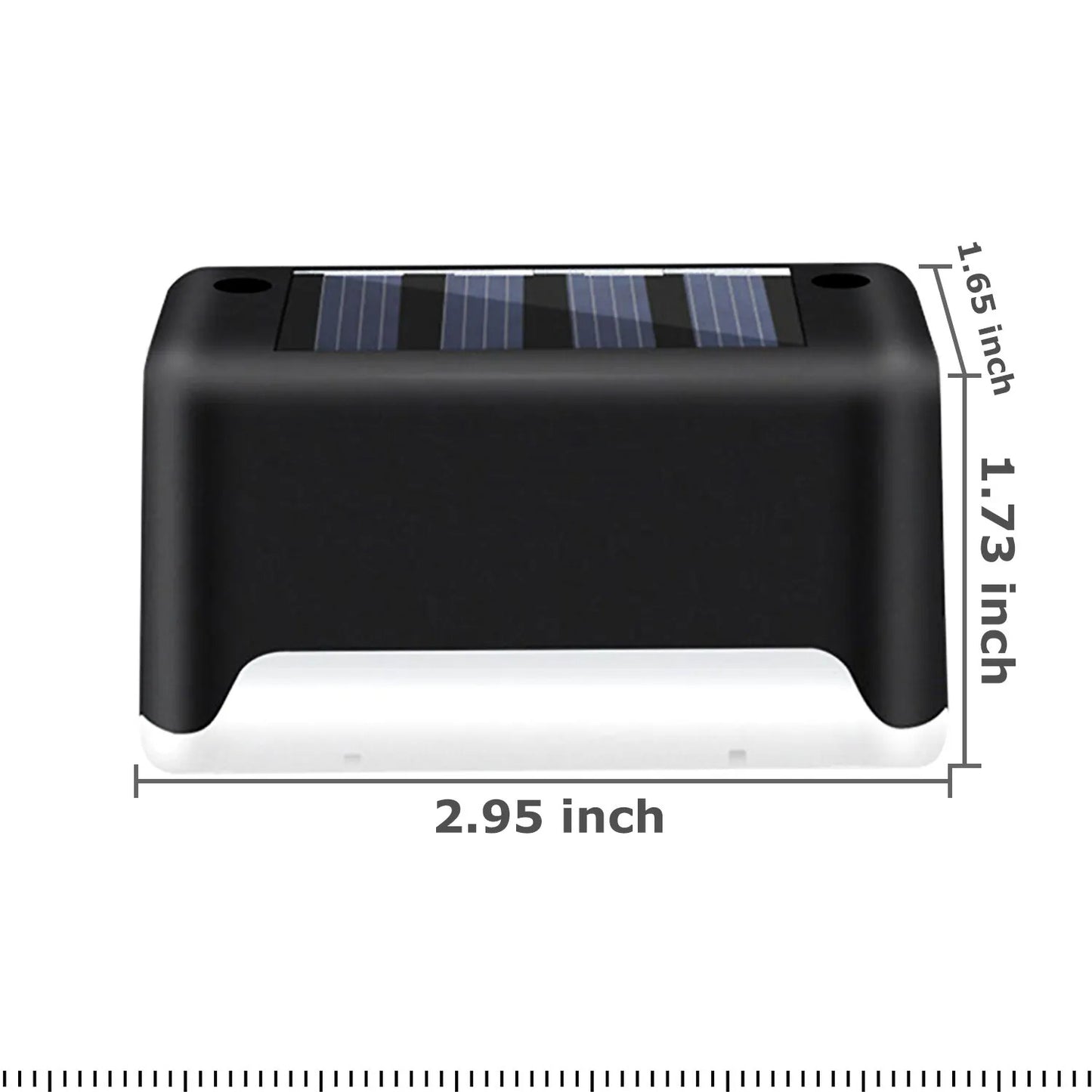 Solar LED Deck Step Lights 4 Pack