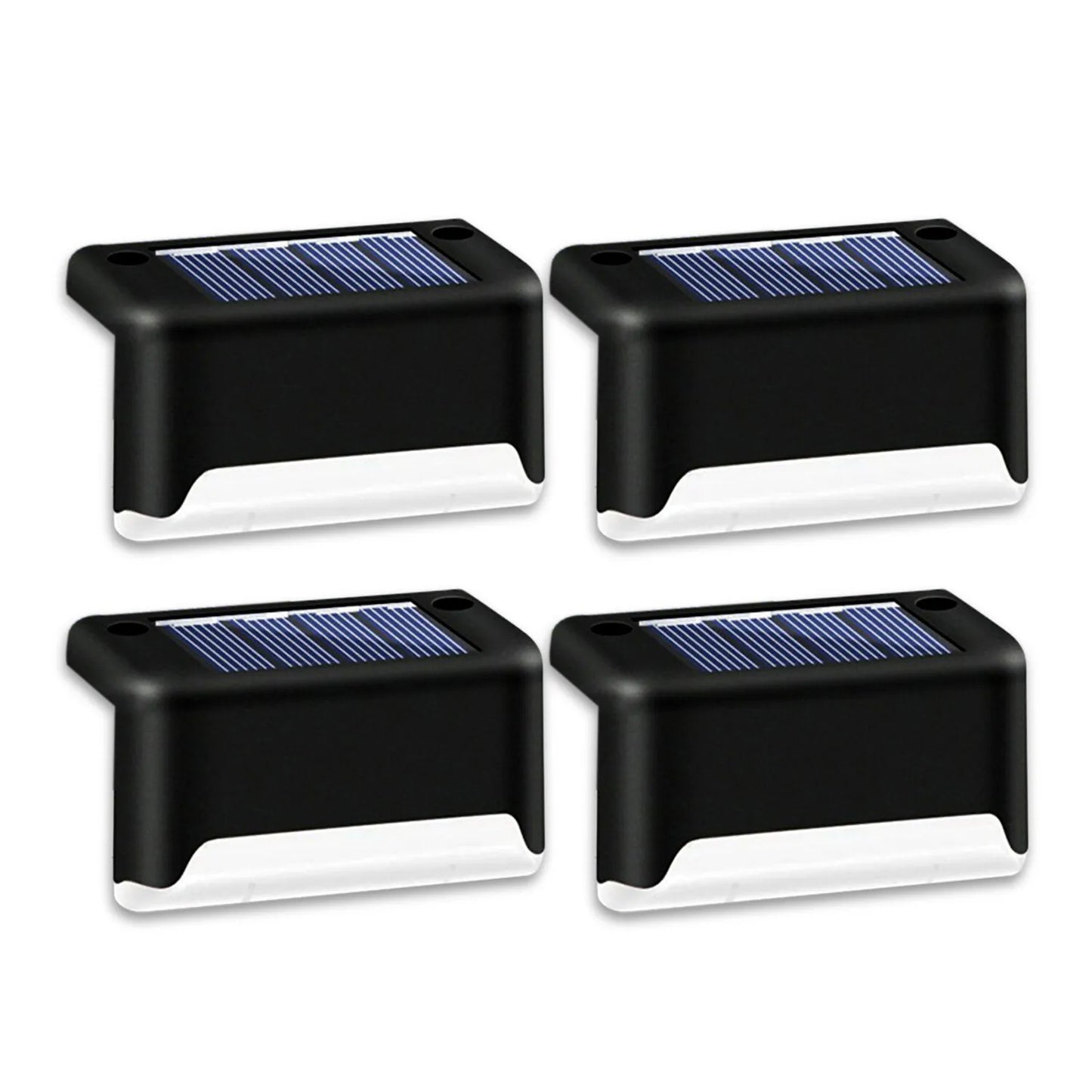 Solar LED Deck Step Lights 4 Pack