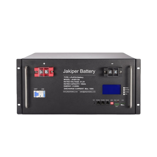 Jakiper LiFePO4 - 48v 100ah - Energy Storage Systems Server Rack Battery - Renewable Depot