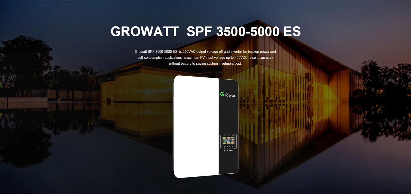 Growatt SPF3500/5000ES Invertor 3500W 5000W