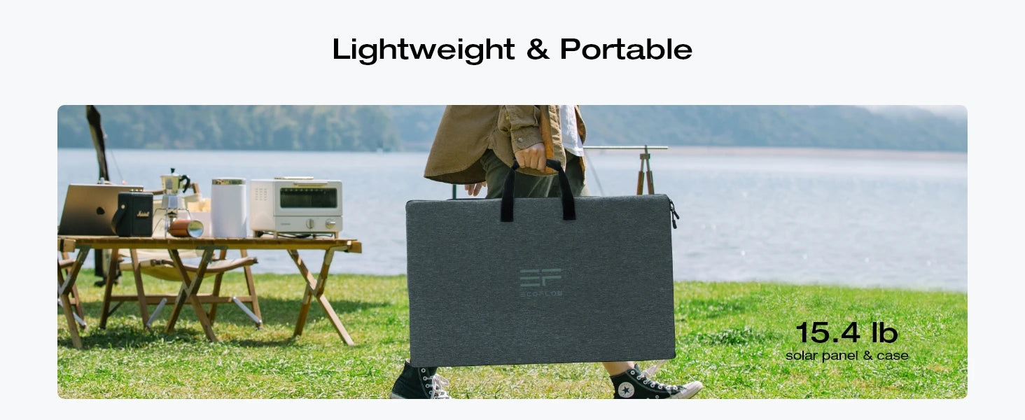 ECOFLOW Portable Solar Panel with Carry Case - Renewable Depot