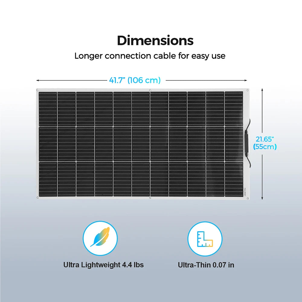 Flexible solar panel