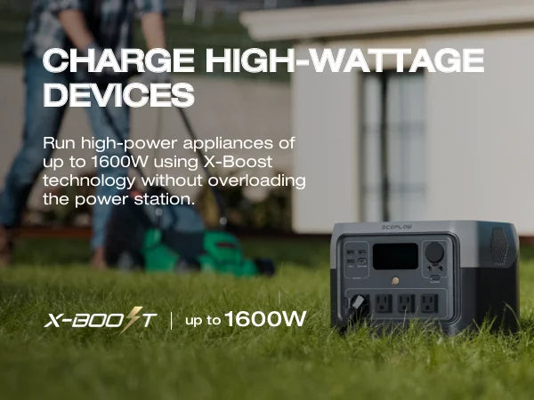 ECOFLOW Portable Power Station RIVER 2 Pro 700, 716Wh LiFePO4 Battery Solar Generator - Renewable Depot