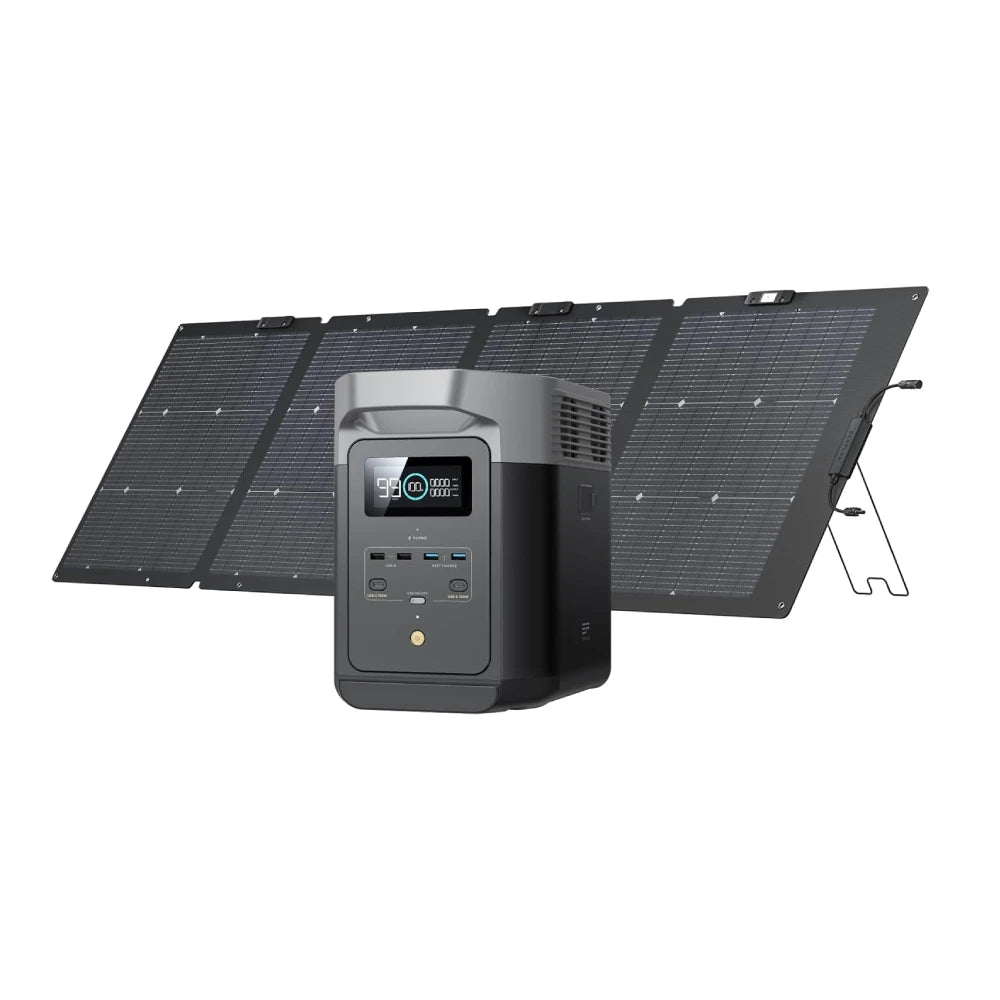 ECOFLOW Portable Power Station DELTA 2, 950Wh LiFePO4 (LFP) Battery - Renewable Depot