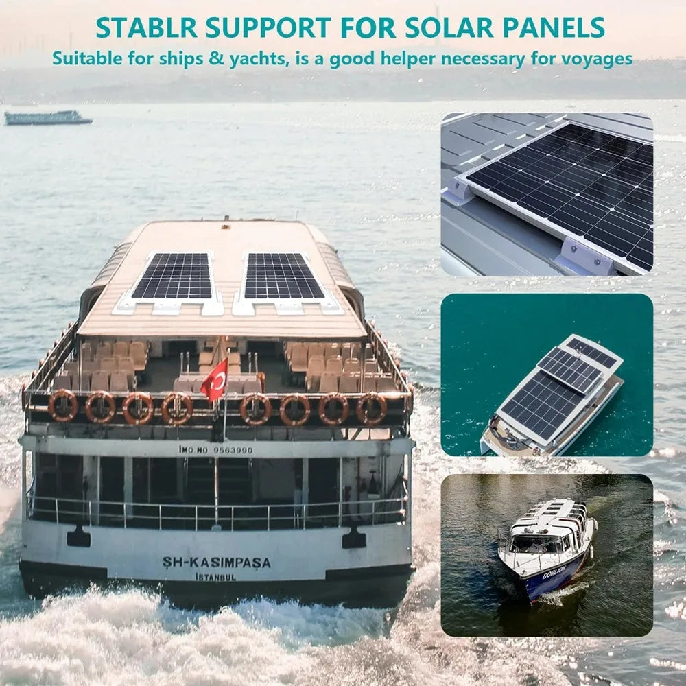 RV Roof Solar Panel Mounting Bracket Kit