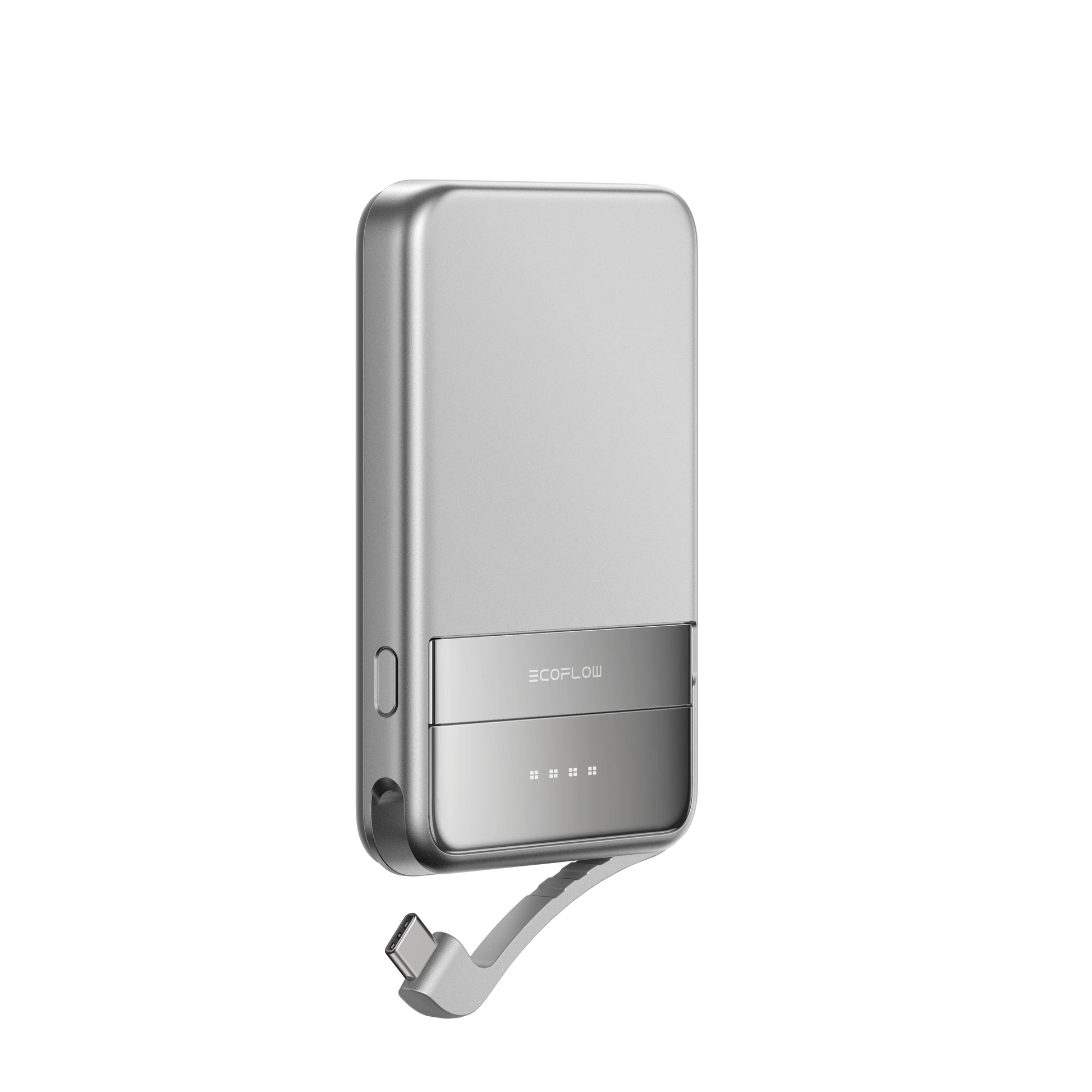 ECOFLOW Rapid Wireless Power Bank 5000mAh with Stand & Built-in USB-C Cables - Renewable Depot