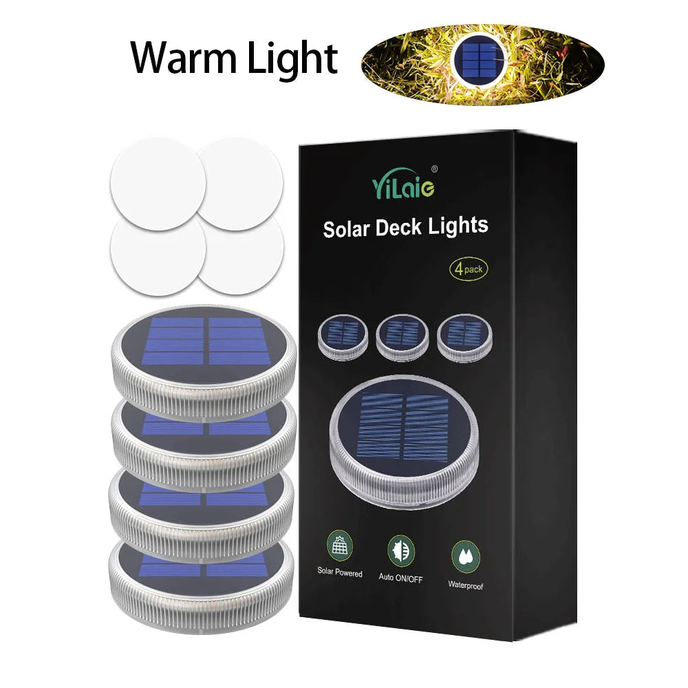 Solar Dock & Driveway Lights – Waterproof Outdoor Deck Lights