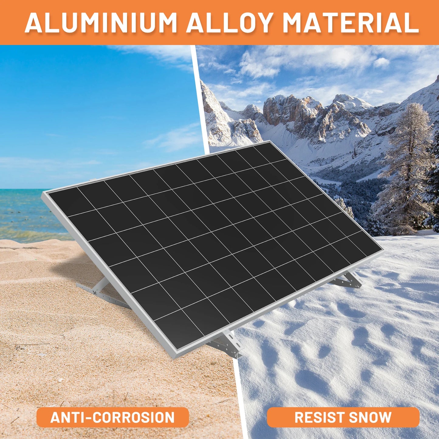 45inch Adjustable Solar Panel Tilt Mount Brackets - Renewable Depot