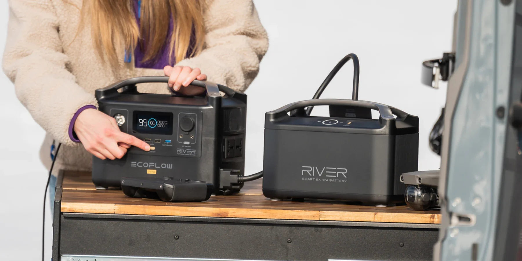 ECOFLOW RIVER Pro Portable Power Station 720Wh - US plug - Renewable Depot