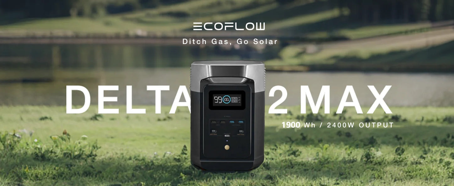 ECOFLOW Portable Power Station DELTA 2 Max - Renewable Depot