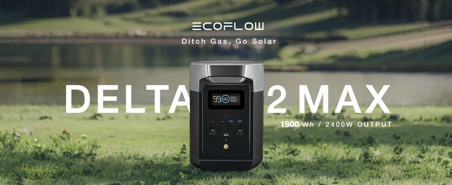 ECOFLOW Portable Power Station DELTA 2 Max - Renewable Depot