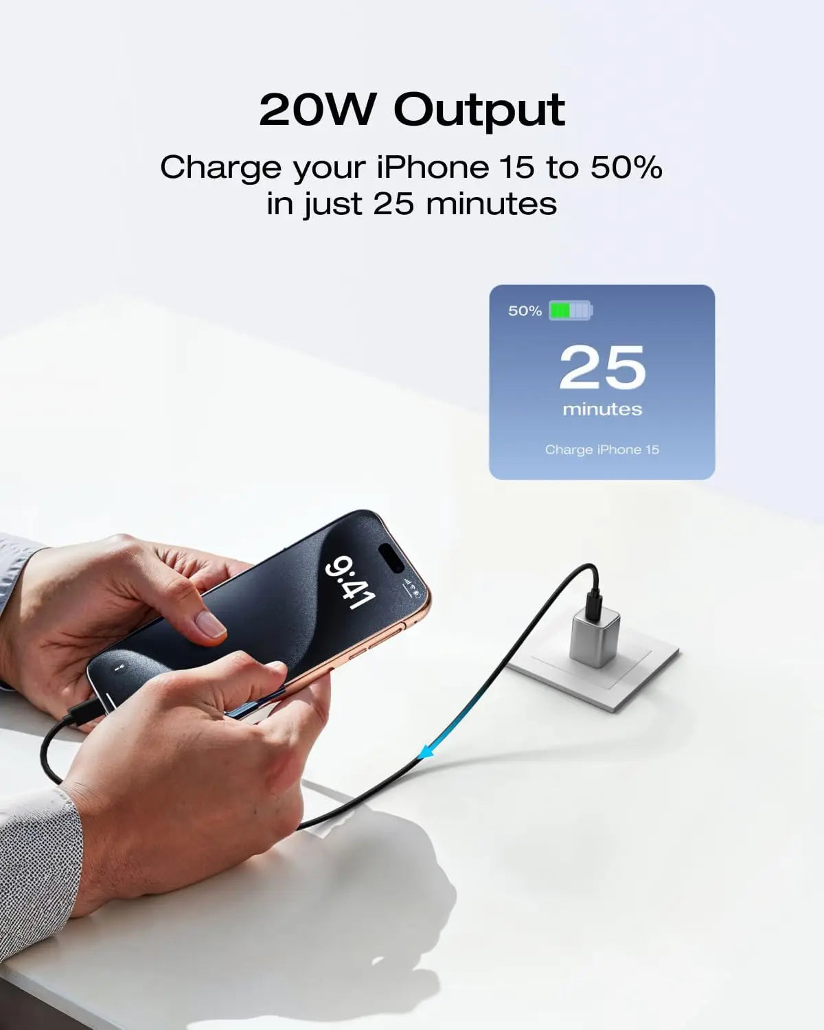 ECOFLOW Rapid Wireless Power Bank 5000mAh with Stand & Built-in USB-C Cables - Renewable Depot