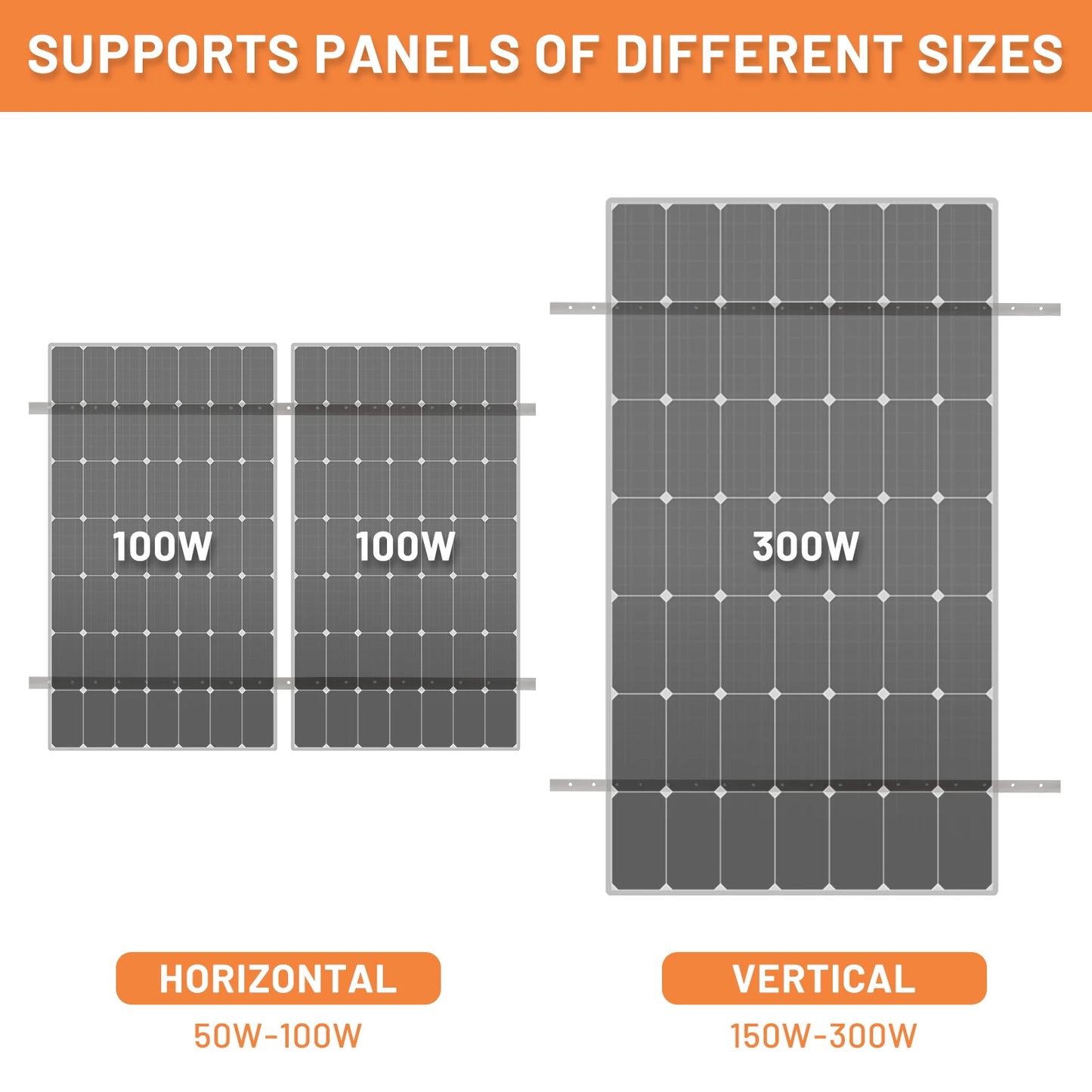 45inch Adjustable Solar Panel Tilt Mount Brackets - Renewable Depot