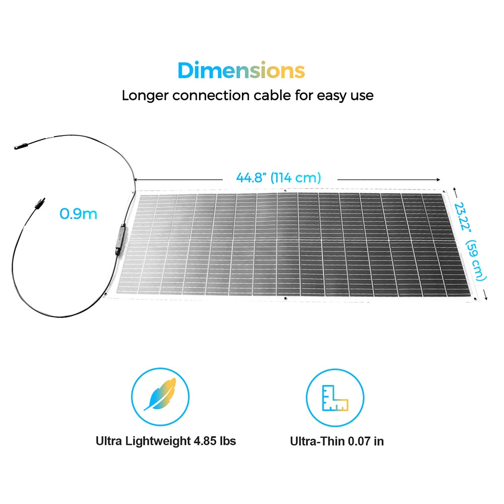 Flexible solar panel