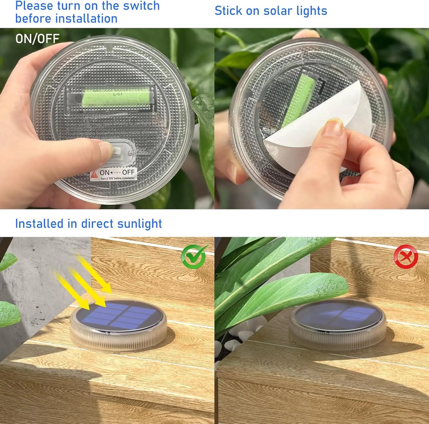 Solar Dock & Driveway Lights – Waterproof Outdoor Deck Lights