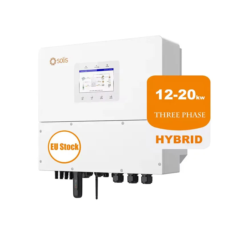 SOLIS 12Kw-20Kw Hybrid Inverter - High Voltage - 3 Phase Energy Storage Inverters for Home Use - Renewable Depot