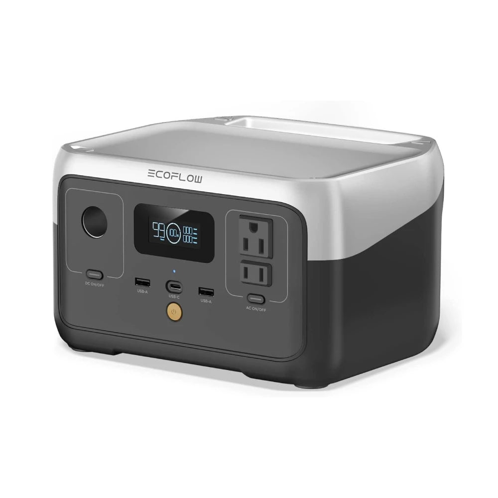 ECOFLOW RIVER 2 Portable Power Station - 256Wh LiFePO4 Battery - Renewable Depot