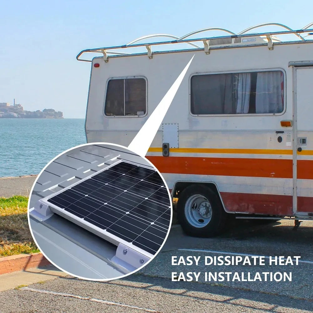 RV Roof Solar Panel Mounting Bracket Kit