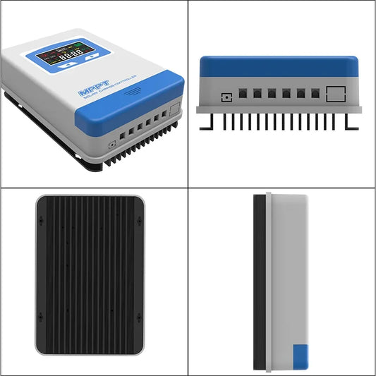 Advanced MPPT Solar Charge Controller - Professional 12V/24V Auto Battery Management System