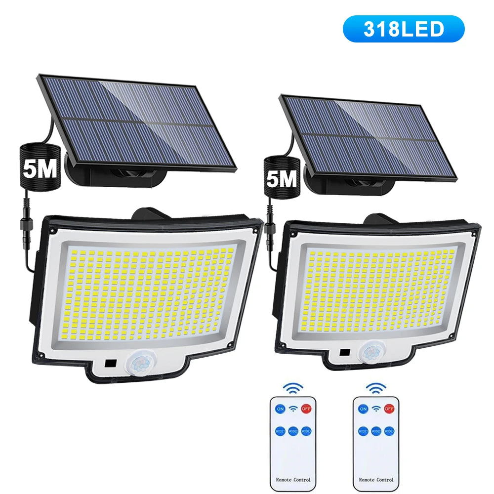 Solar Motion sensor security light