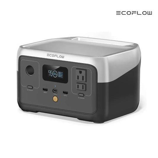 ECOFLOW Portable Power Station RIVER 2, 243Wh LiFePO4 Battery Solar Generator - Renewable Depot