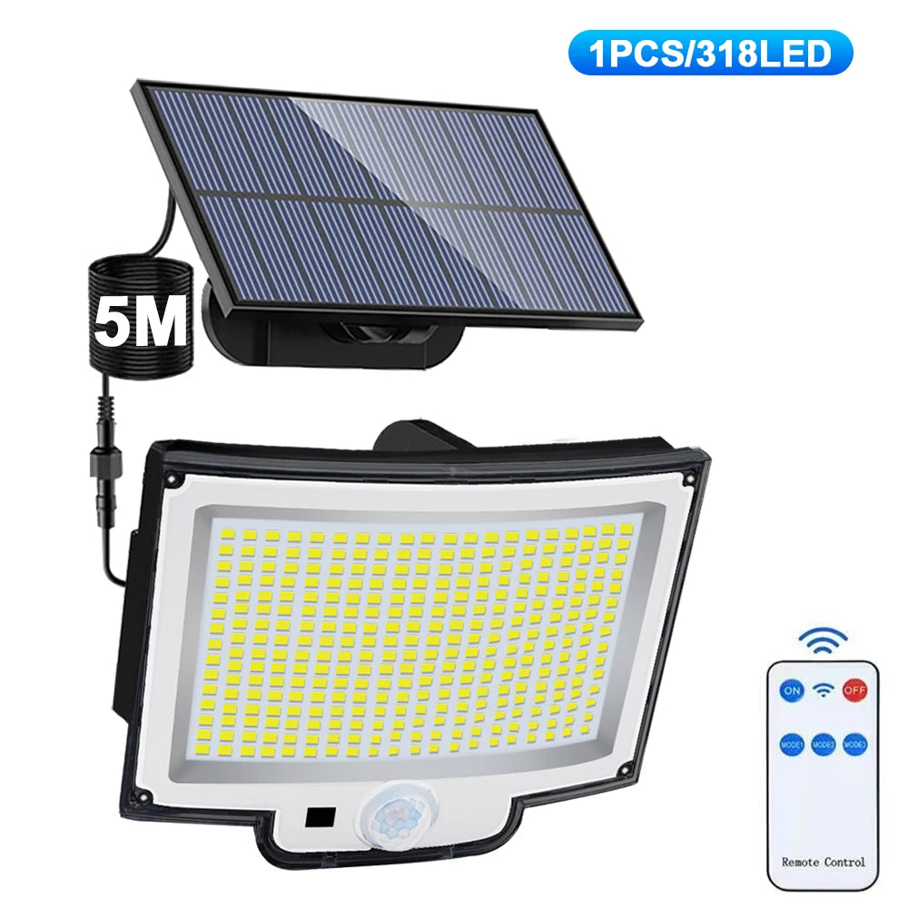 Solar Motion sensor security light