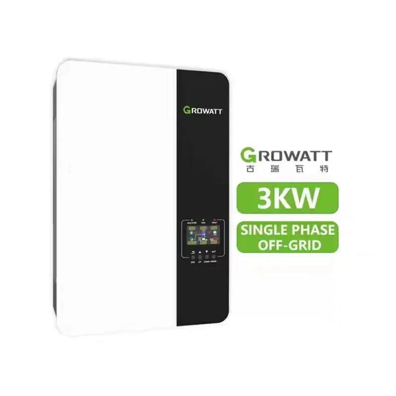 US Version - Growatt SPF 3000TL LVM-ES 120Vac Output Split-phase Off Grid Inverter With Wifi - Renewable Depot