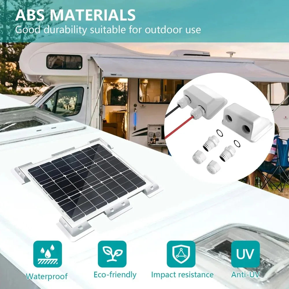 RV Roof Solar Panel Mounting Bracket Kit