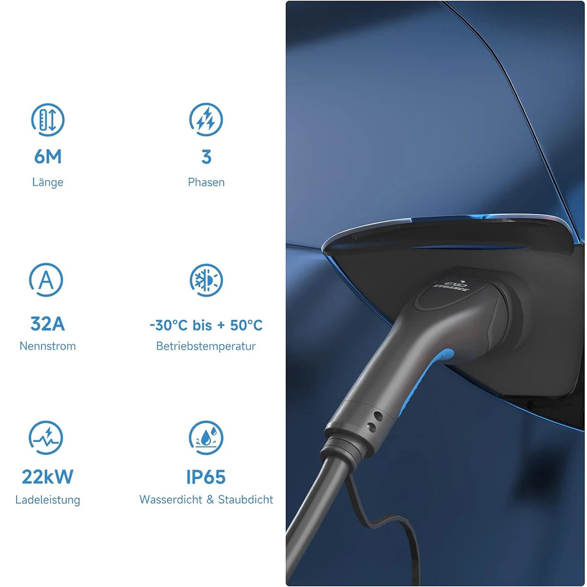 Portable EV Charging Extension Cable
