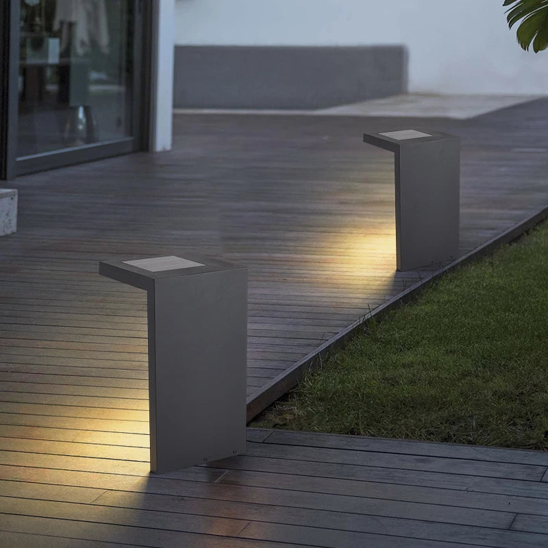 Garden Bar Table & Chair Solar Light - Landscape Outdoor Lighting