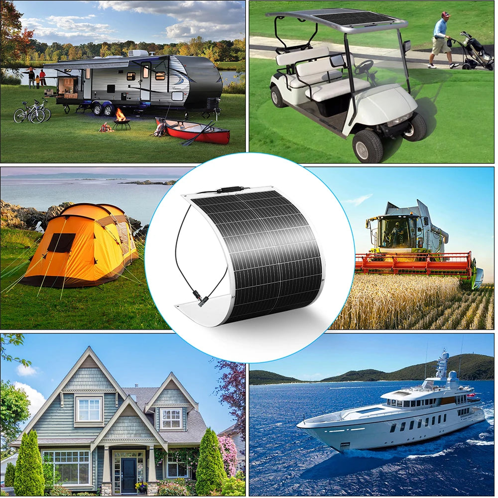Flexible solar panel