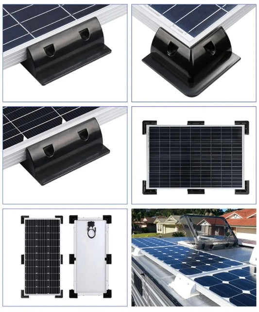 RV Roof Solar Panel Mounting Bracket Kit