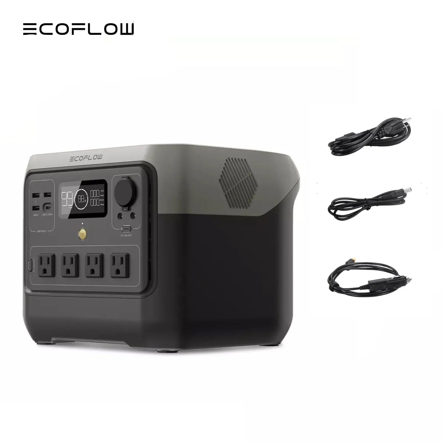 ECOFLOW Portable Power Station RIVER 2 Pro 700, 716Wh LiFePO4 Battery Solar Generator - Renewable Depot